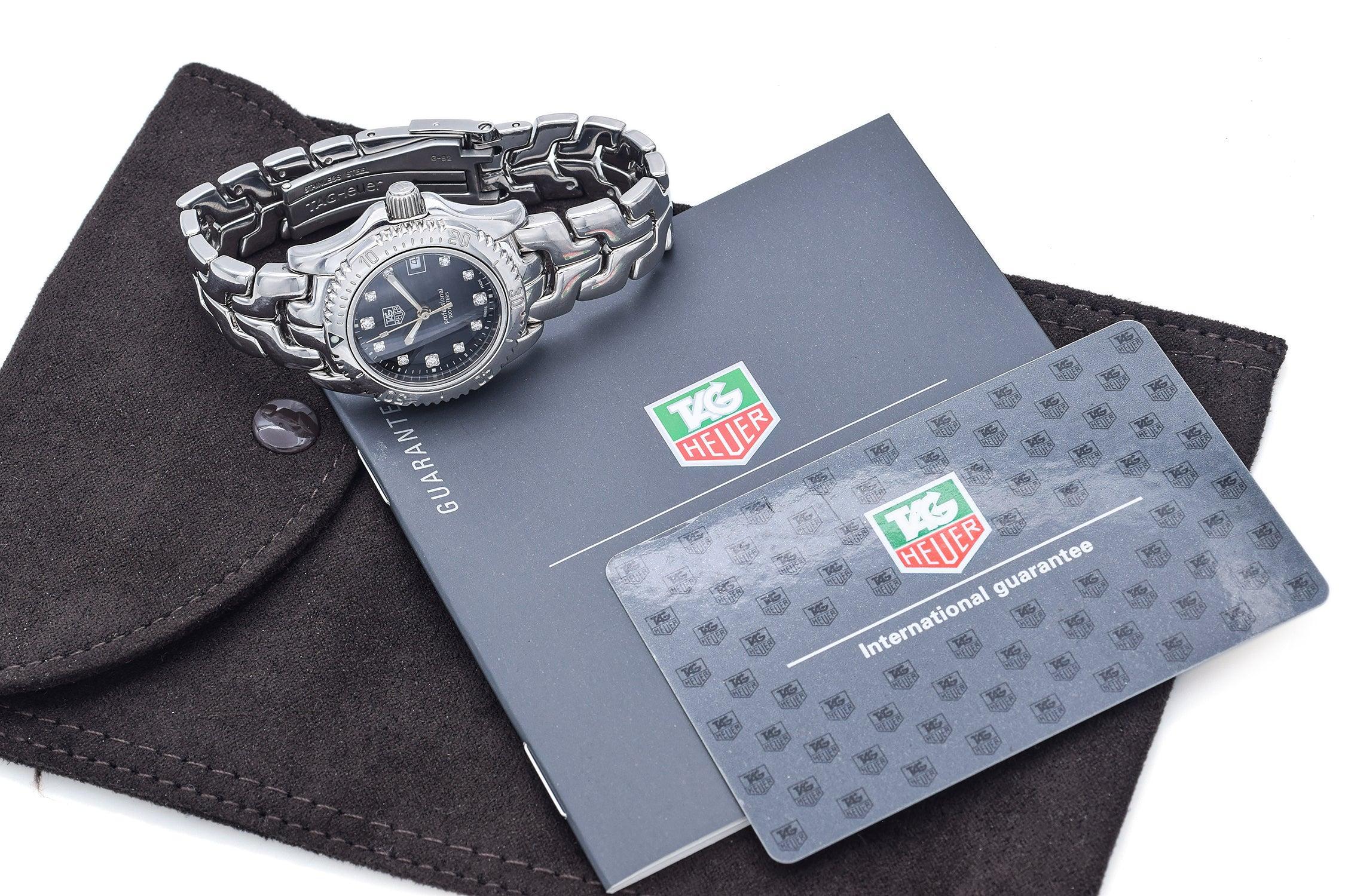 Reloj de mujer TAG Heuer Professional WT1317 de cuarzo con diamantes en venta 2
