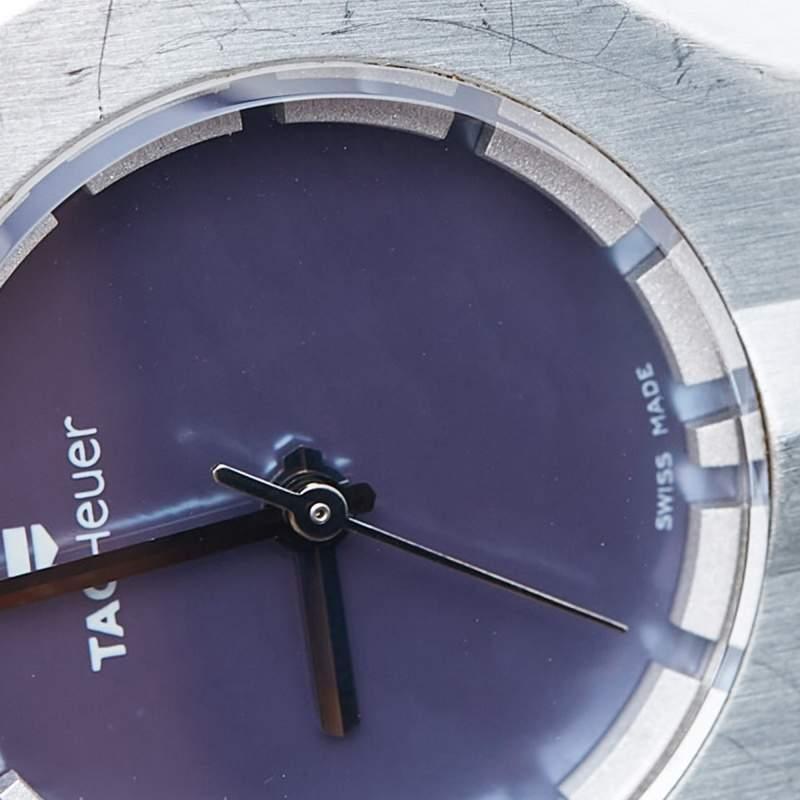 TAG Heuer Purple Mother Of Pearl Stainless Steel Alter Ego WP1312.BA0750 Women's In Good Condition In Dubai, Al Qouz 2