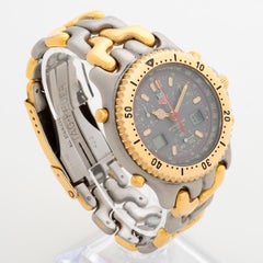 Tag Heuer S/EL chronograph, Ref CG1122 'Senna', Steel/Gold Plate, 38mm Case 2008