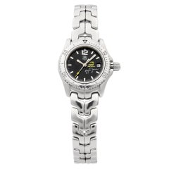 TAG Heuer Senna Stainless Steel Black Dial Quartz Ladies Watch WT141N