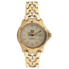 TAG Heuer Sport Link Yellow Gold Tone Watch