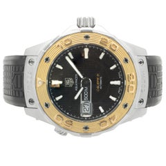 TAG Heuer Stainless Steel and 18 Karat Rose Gold Aquaracer Calibre 5