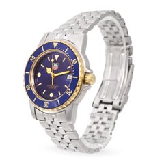 TAG Heuer Stainless Steel Blue Dial Date Quartz Men's Watch WD1223-D0