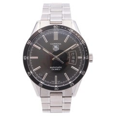 Tag Heuer Stainless Steel Carerra Calibre 5 Automatic Watch Ref. WV211M