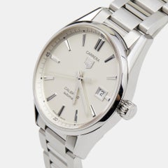 TAG Heuer Stainless Steel Carrera Calibre 5 WAR211B Men's Wristwatch 39 mm