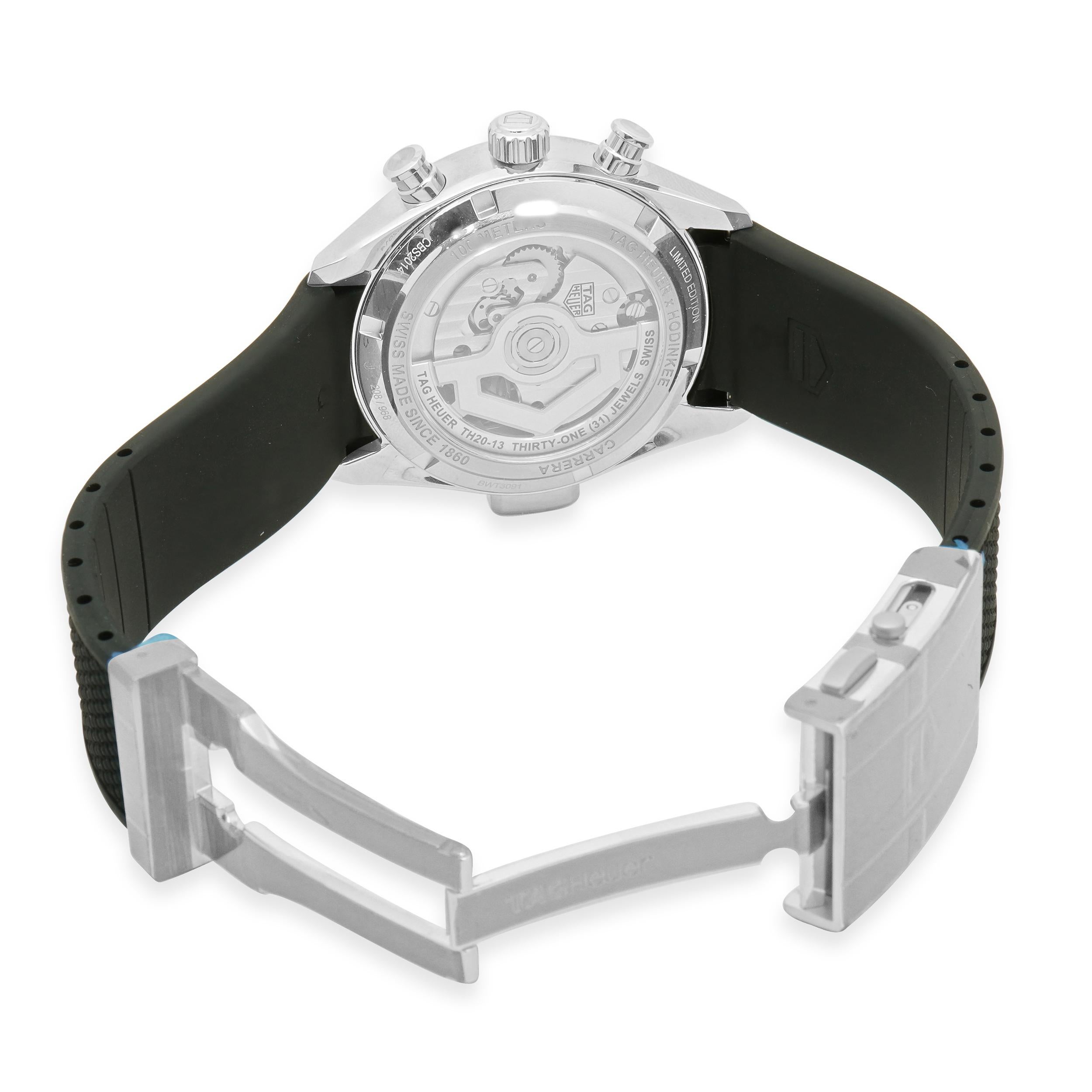 Tag Heuer Stainless Steel Carrera “Sea Farer X Hodinkee” Edition 42mm Unisexe en vente