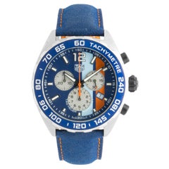 Tag Heuer Stainless Steel Formula 1 Gulf Racing Chronograph