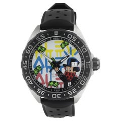 TAG Heuer Edelstahl Formel 1 Sonderausgabe Alec Decoration Zifferblatt