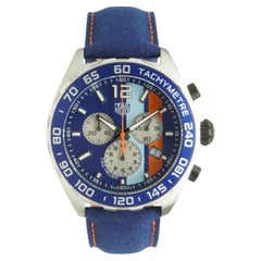 Used Tag Heuer Stainless Steel Formula 1 Steve McQueen Gulf Edition
