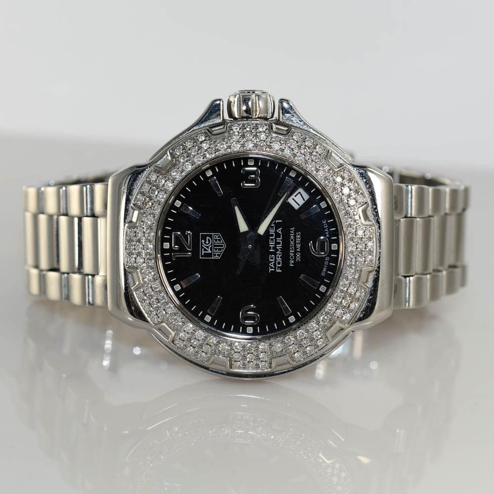 TAG Heuer Formel 1 Uhr aus Edelstahl im Zustand „Hervorragend“ im Angebot in Laguna Beach, CA