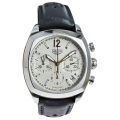 Used TAG Heuer Stainless Steel "Monaco" Drivers Chronograph Reissue