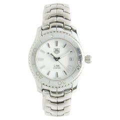 Vintage Tag Heuer Stainless Steel Mother of Pearl Link