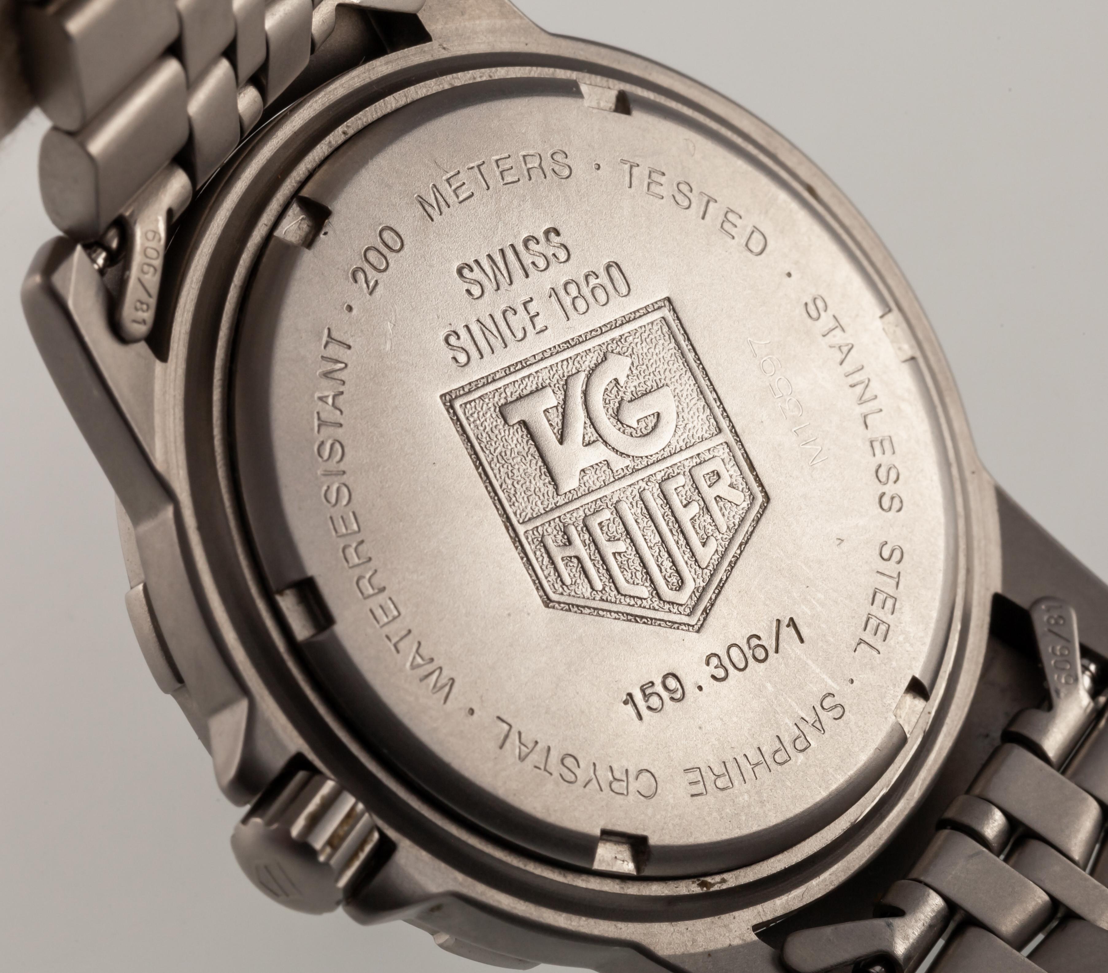Tag Heuer Stainless Steel Quartz Men's GMT Professional Watch 159.306/1 2