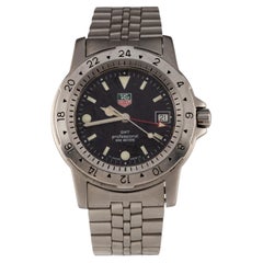 Tag Heuer Stainless Steel Quartz Men's GMT Professional Watch 159.306/1