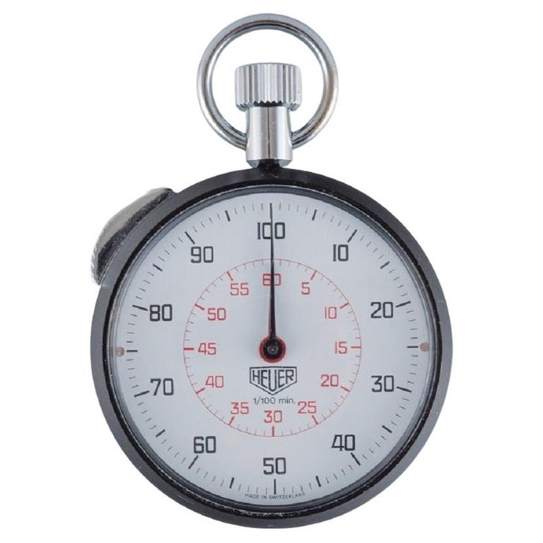 Tag Heuer stopwatch 1970/80s. For Sale at 1stDibs