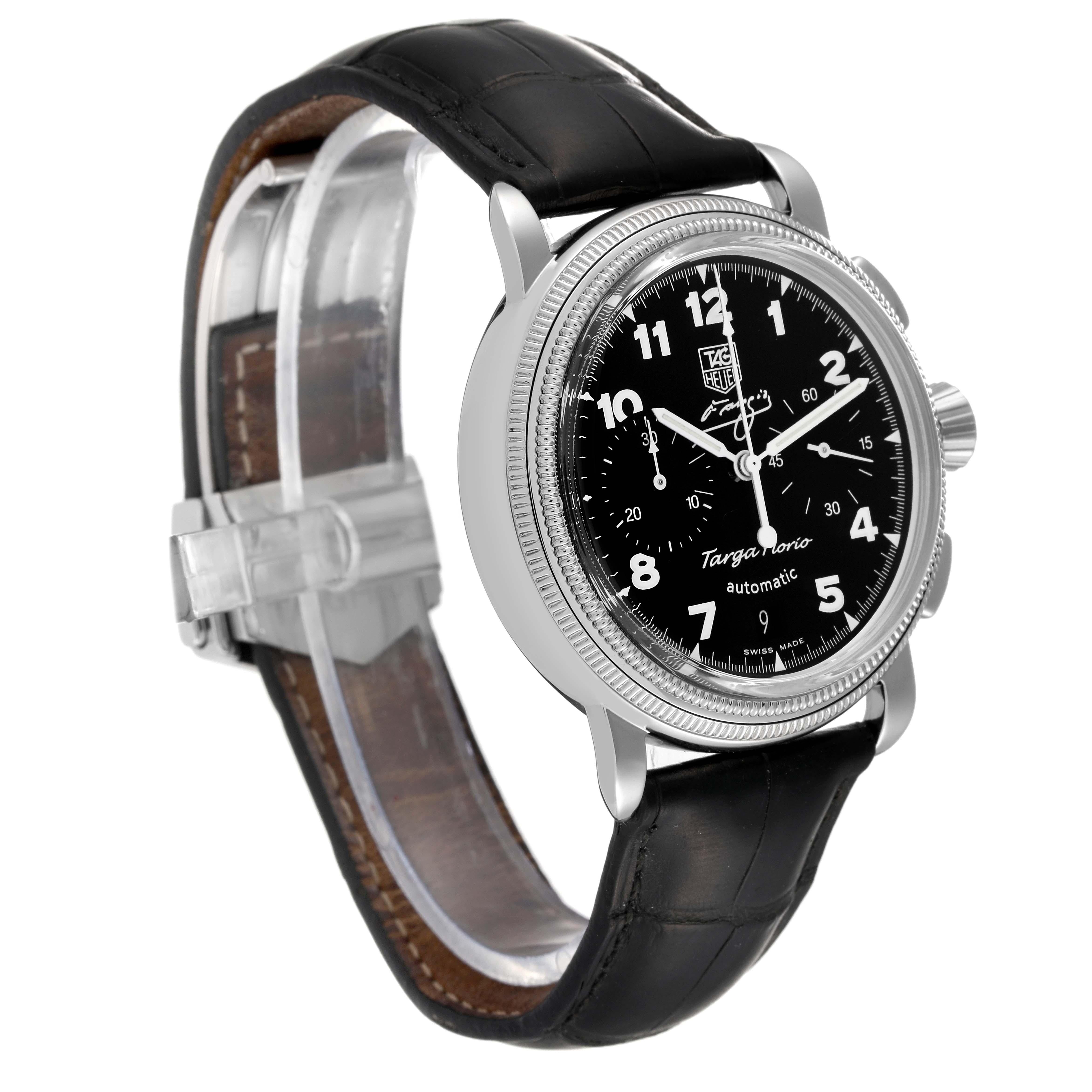 Tag Heuer Targa Florio Montre pour hommes en acier en édition limitée CX2113 Excellent état à Atlanta, GA