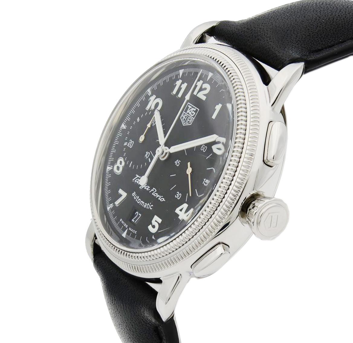 Men's TAG Heuer Targo Floria Chronograph Black Dial Automatic Mens Watch CX2110.FC6171