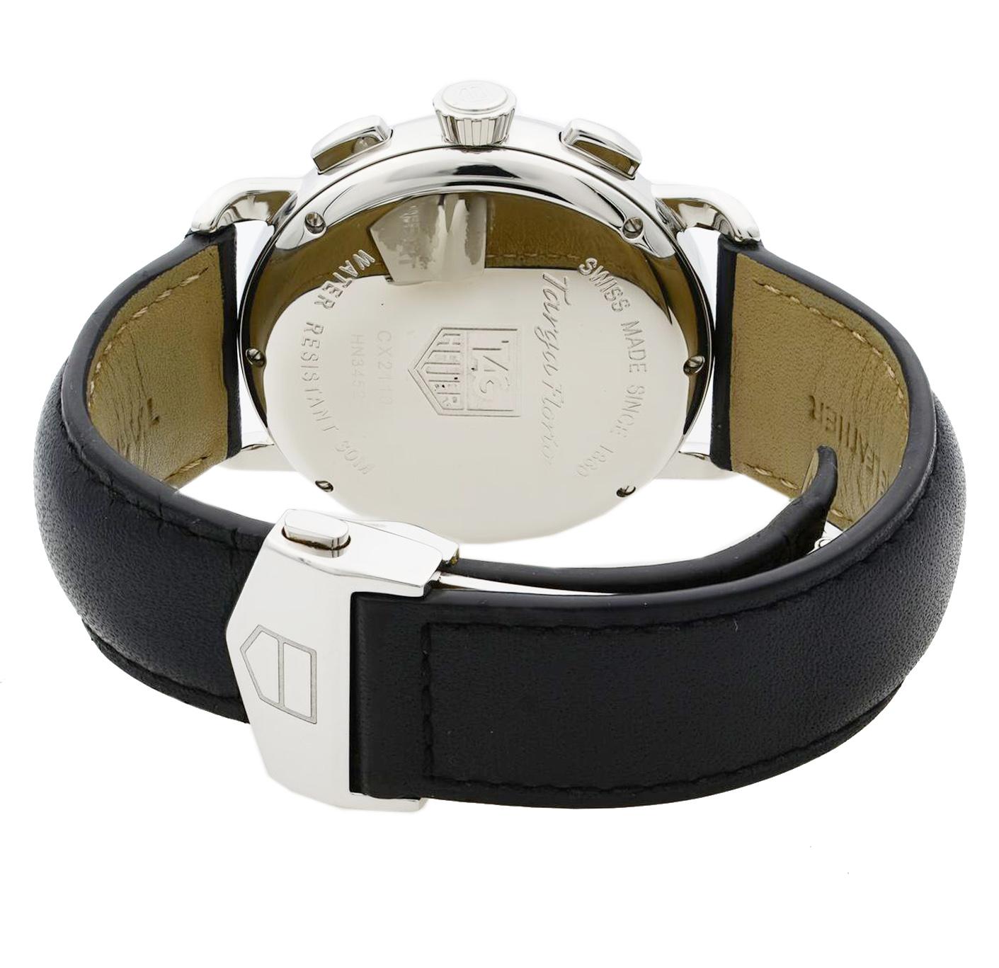 TAG Heuer Targo Floria Chronograph Black Dial Automatic Mens Watch CX2110.FC6171 2