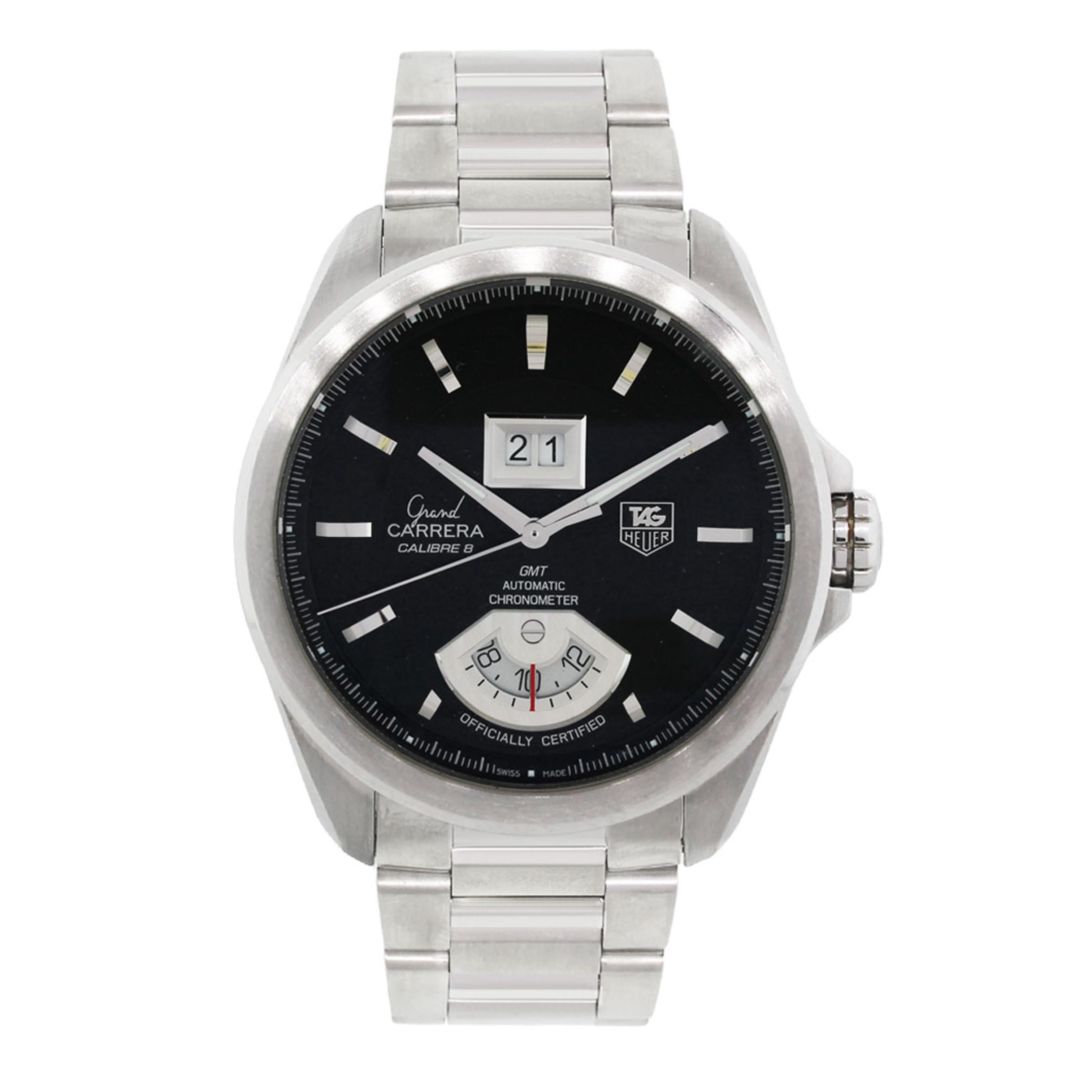 De los hombres Reloj de pulsera TAG Heuer WAV5111 Grand Carrera GMT en venta