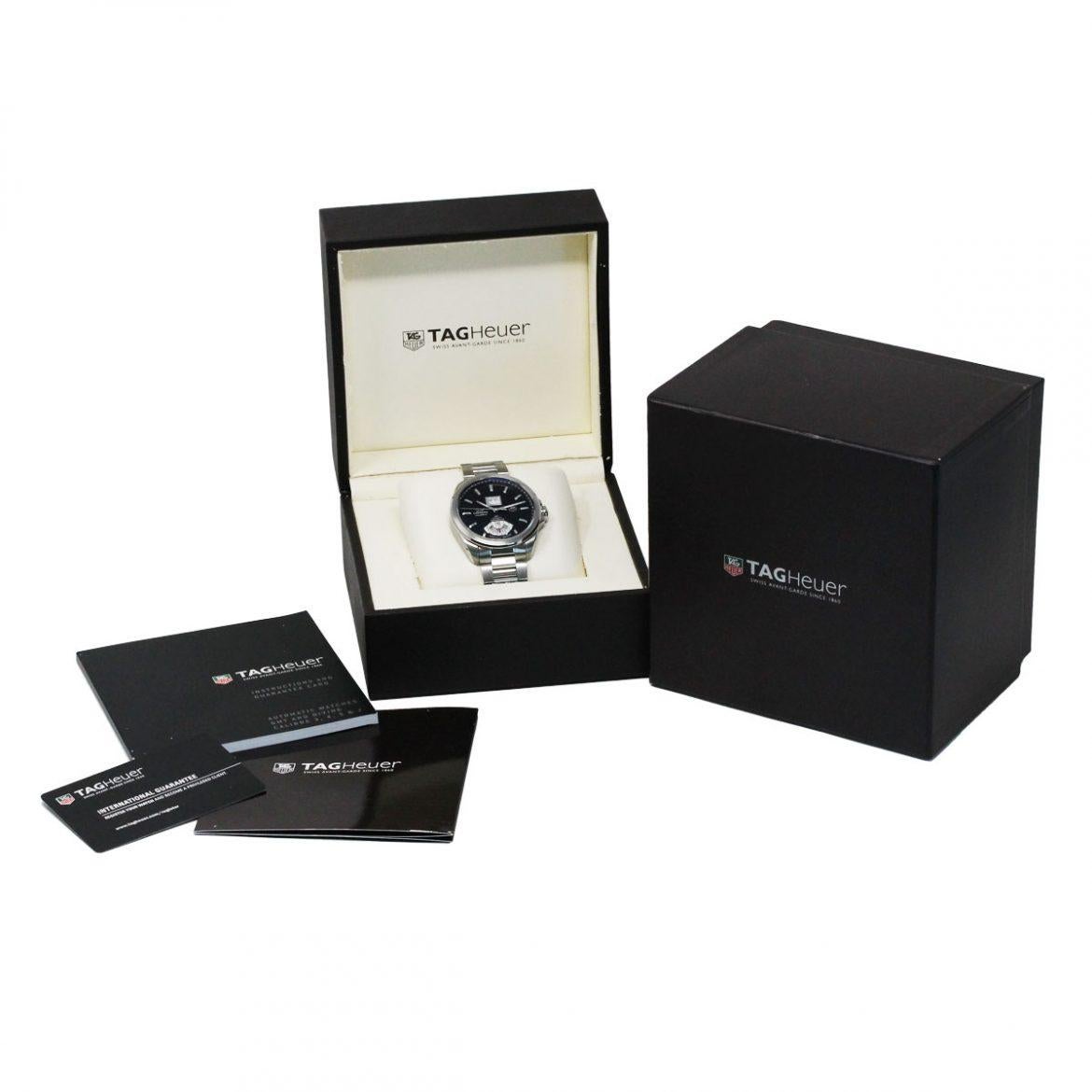 TAG Heuer WAV5111 Grand Carrera GMT Wristwatch For Sale 1