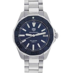 Tag Heuer WAY131S Aquaracer Blue Dial Watch