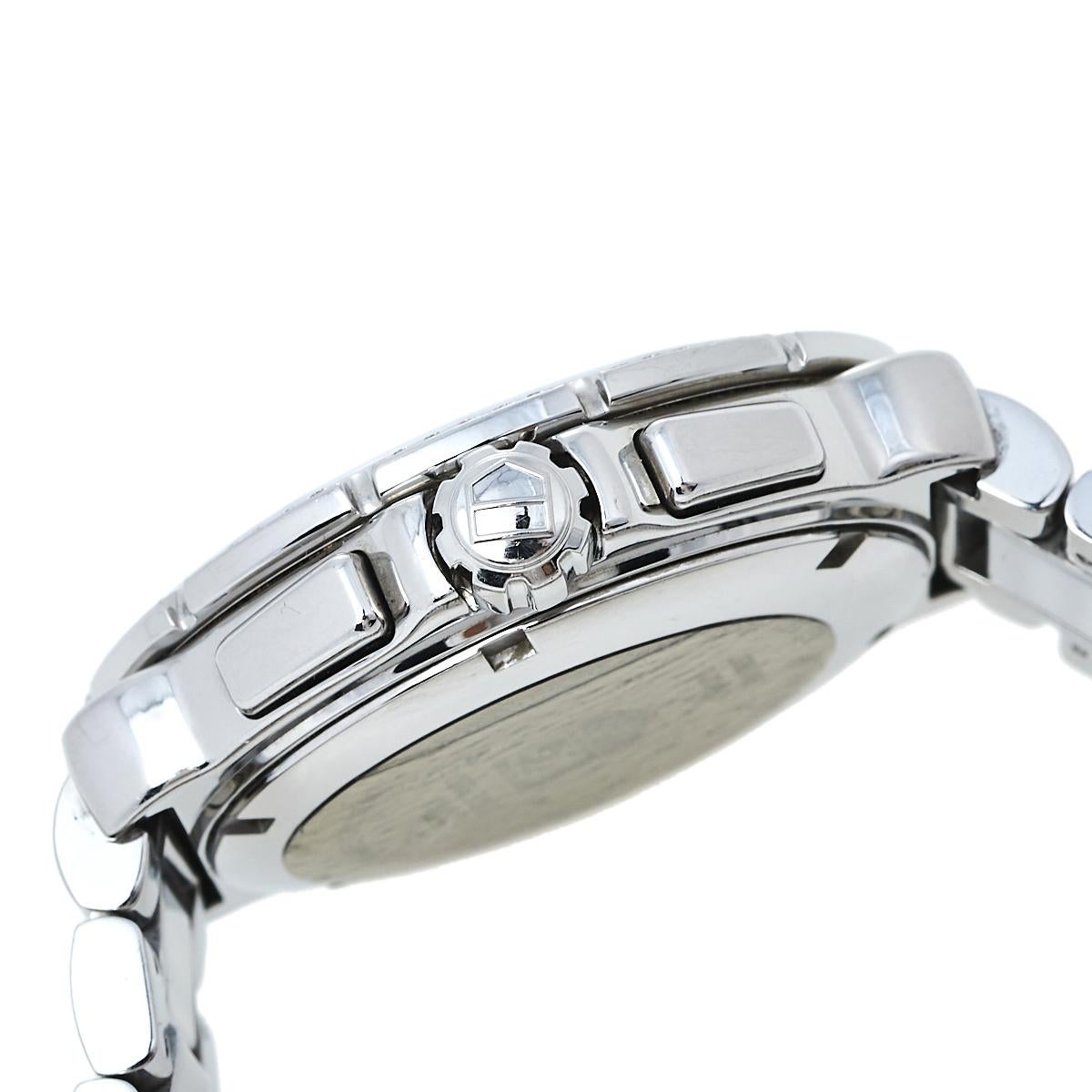 Contemporary Tag Heuer White Ceramic Diamond Formula 1 CAH1213 Women's Wristwatch 41 mm