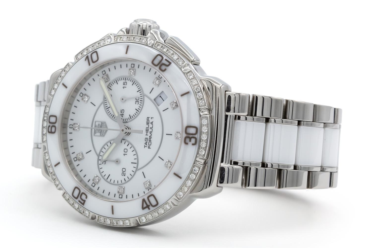 tag heuer white ceramic watch