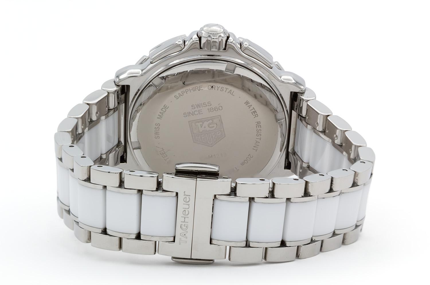 tag heuer formula 1 white ceramic diamond ladies watch