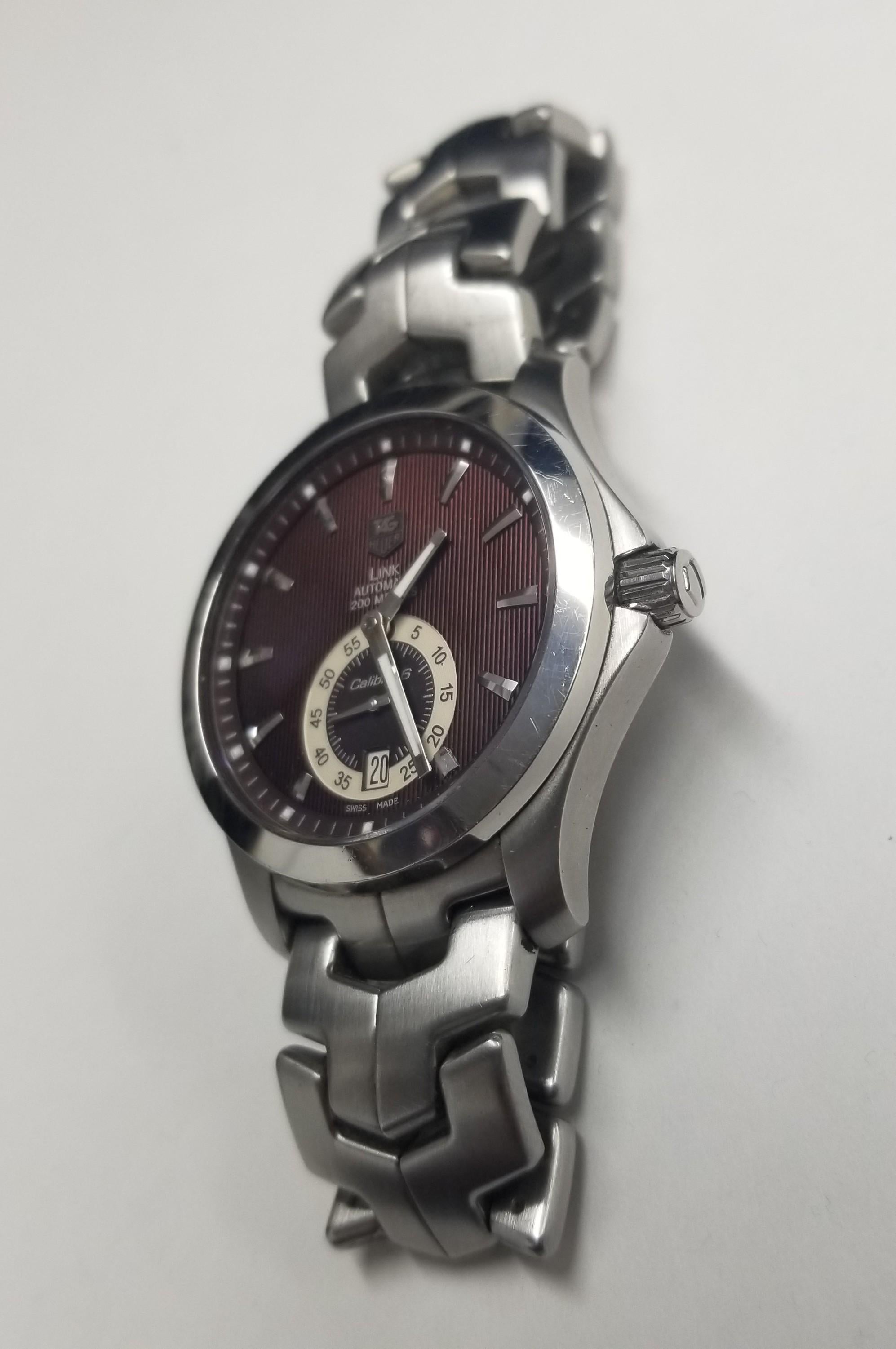 Angaben zum Artikel
Bedingung
Aus Vorbesitz - Gut: Dieser Artikel wurde vorsichtig benutzt, ist aber in gutem Zustand.

Referenznummer WJF211C
Marke TAG HEUER
Abteilung Männer
Typ Armbanduhr
Modell Link Kaliber 6
MATERIAL SS
Uhrwerk mit