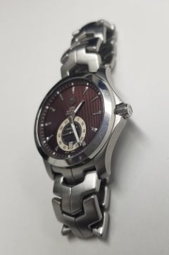 TAG HEUER WJF211C Link Caliber 6 Date Automatic Men's Brown Wristwatches