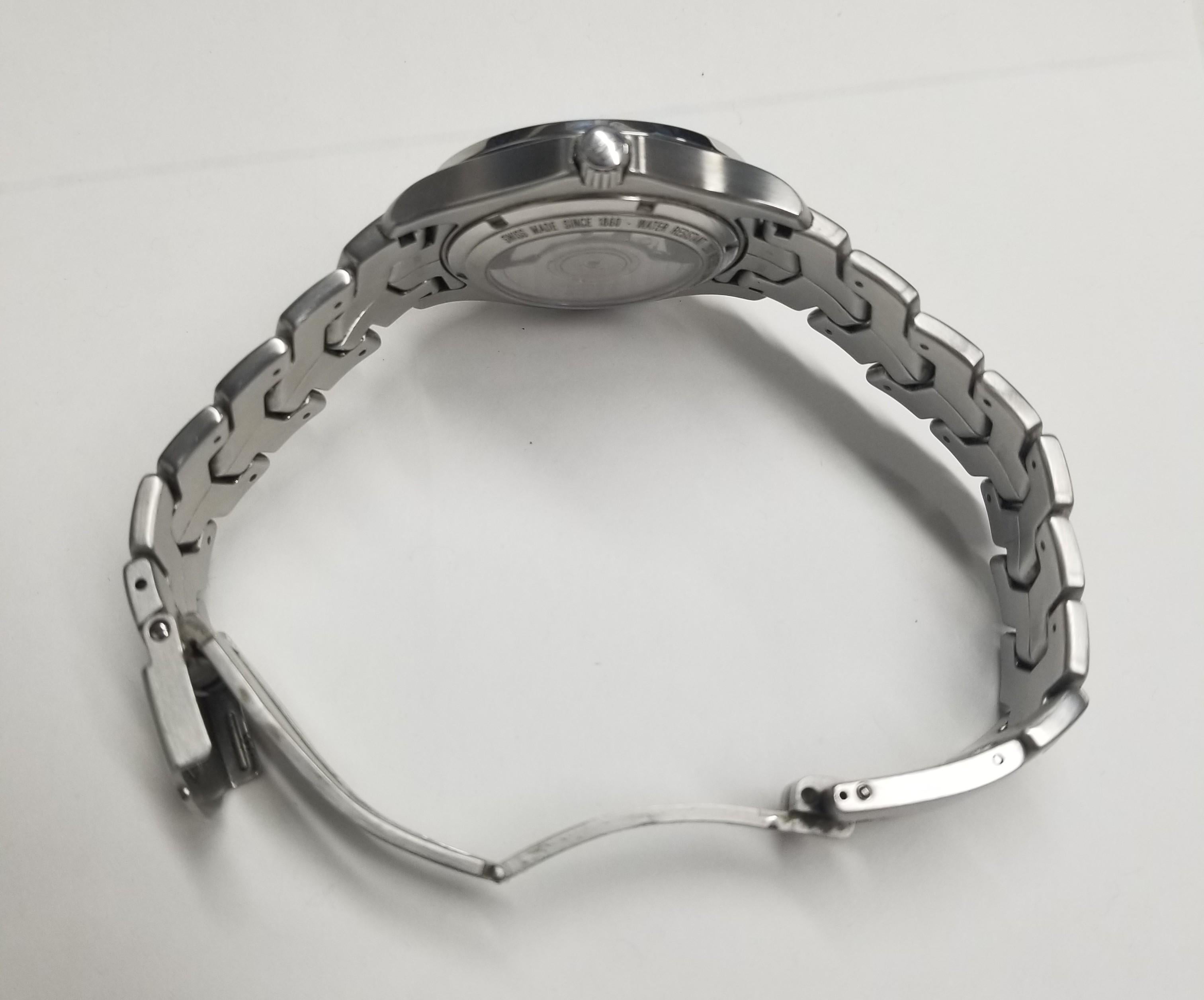 TAG HEUER WJF211C Link Caliber 6 Date Automatic Herrenarmbanduhren Braun im Zustand „Hervorragend“ im Angebot in Los Angeles, CA