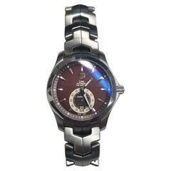 TAG HEUER WJF211C Link Caliber 6 Date Automatic Men's Brown Wristwatches TAG HEUER WJF211C Link Caliber 6 Date Automatic Men's Brown Wristwatches