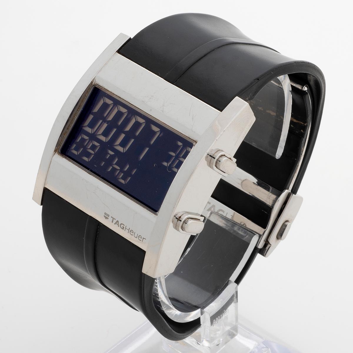  TAG Heur Microtimer, Réf. CS111C-1, montre ionique, bon état, ensemble complet Unisexe 
