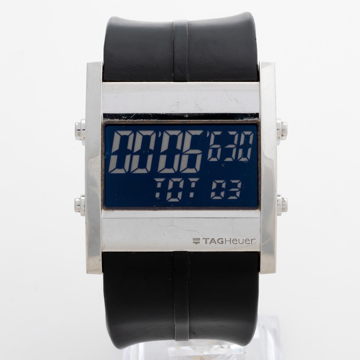 TAG Heur Microtimer, Réf. CS111C-1, montre ionique, bon état, ensemble complet 2