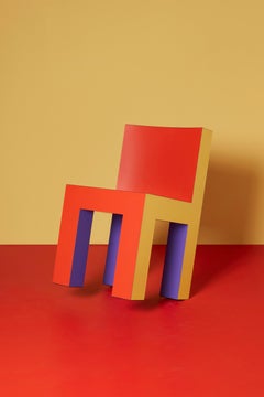 Tagada´ Chair by Stamuli, Violet, Yellow, Red