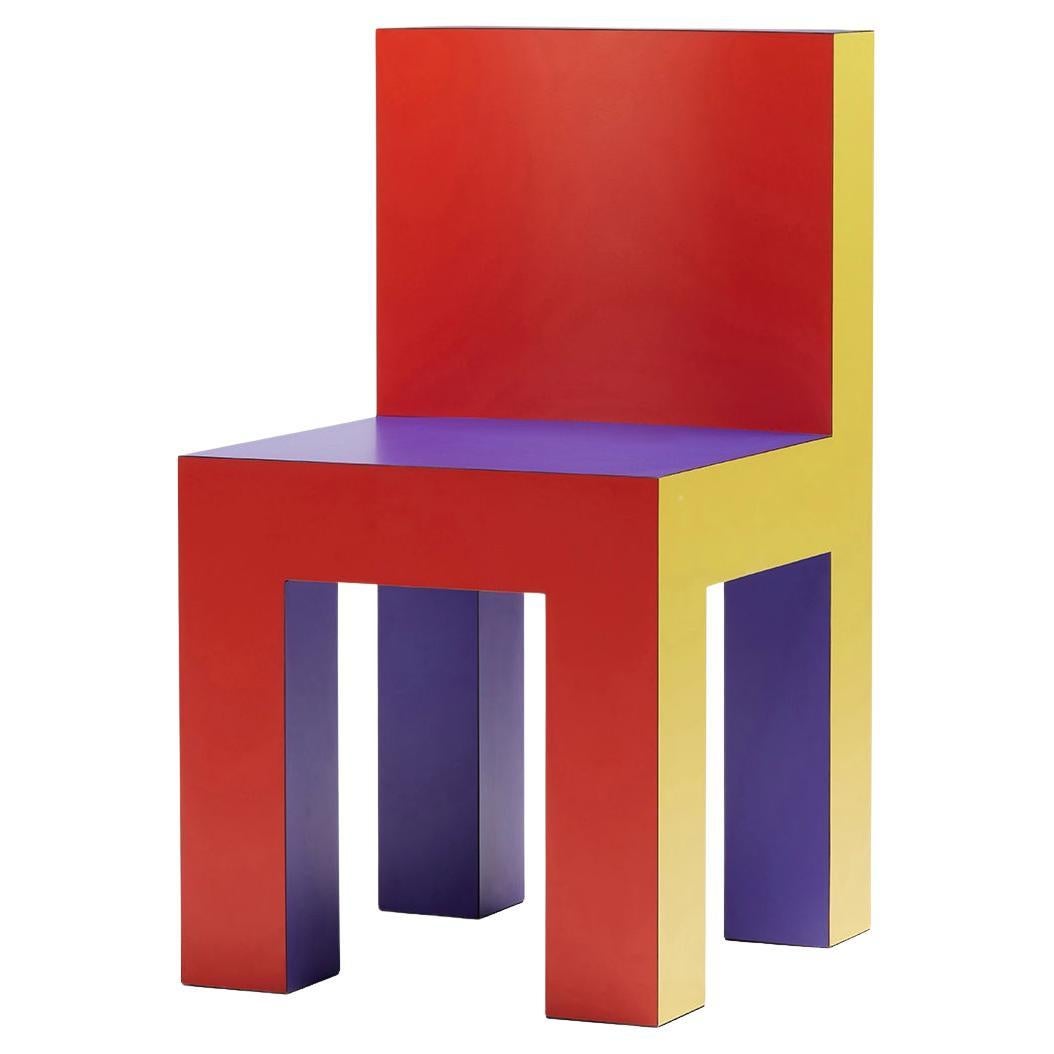 Tagada´ Chair by Stamuli, Violet, Yellow, Red For Sale