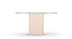 TAGADA´ Oval Table by Stamuli, Yellow, Pink, Light Blue