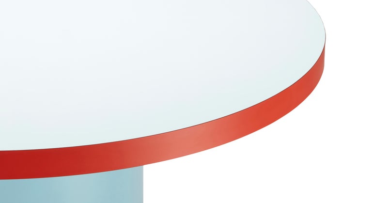 TAGADA´ Round Table by Stamuli, Blue, Light Blue, Red For Sale at 1stDibs