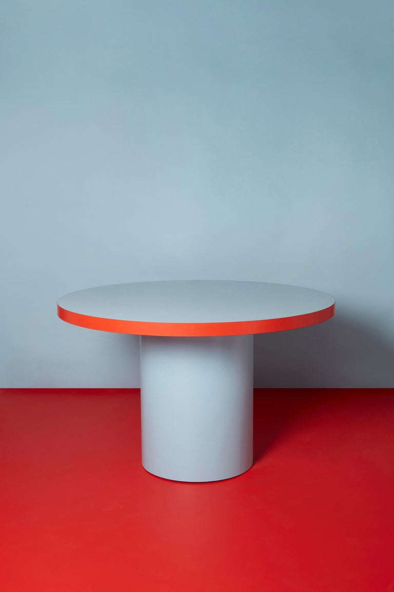 TAGADA´ Round Table by Stamuli, Blue, Light Blue, Red For Sale at 1stDibs