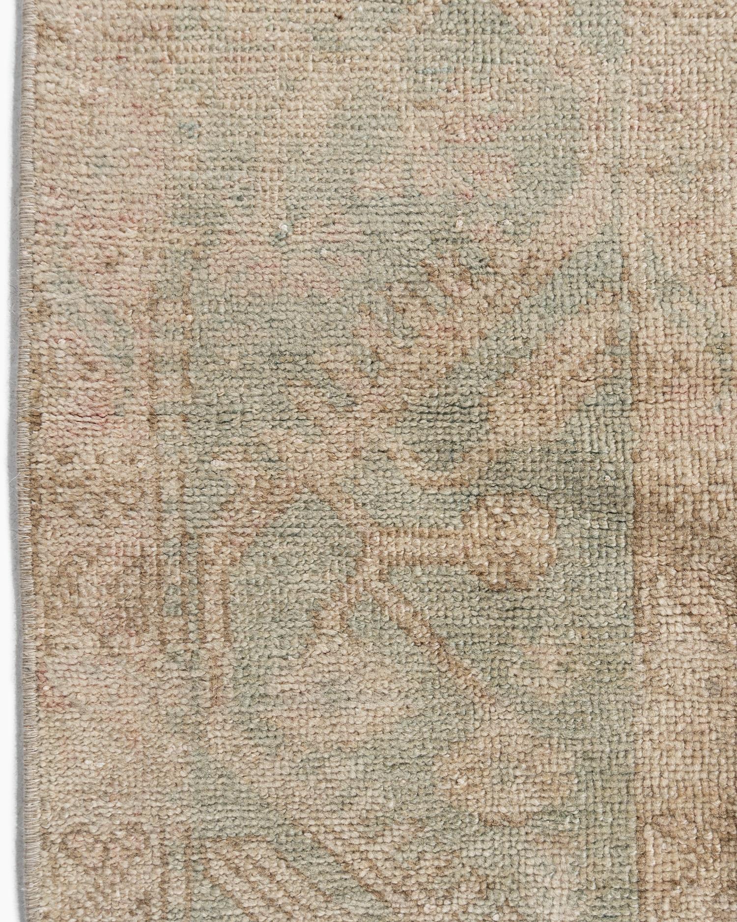 tage Beige Turkish Kula Area Rug 5'8 X 9'9 For Sale 1