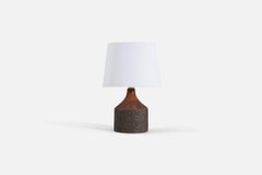 Tage Sikker Hansen, Table Lamp, Stoneware, Denmark, 1960s