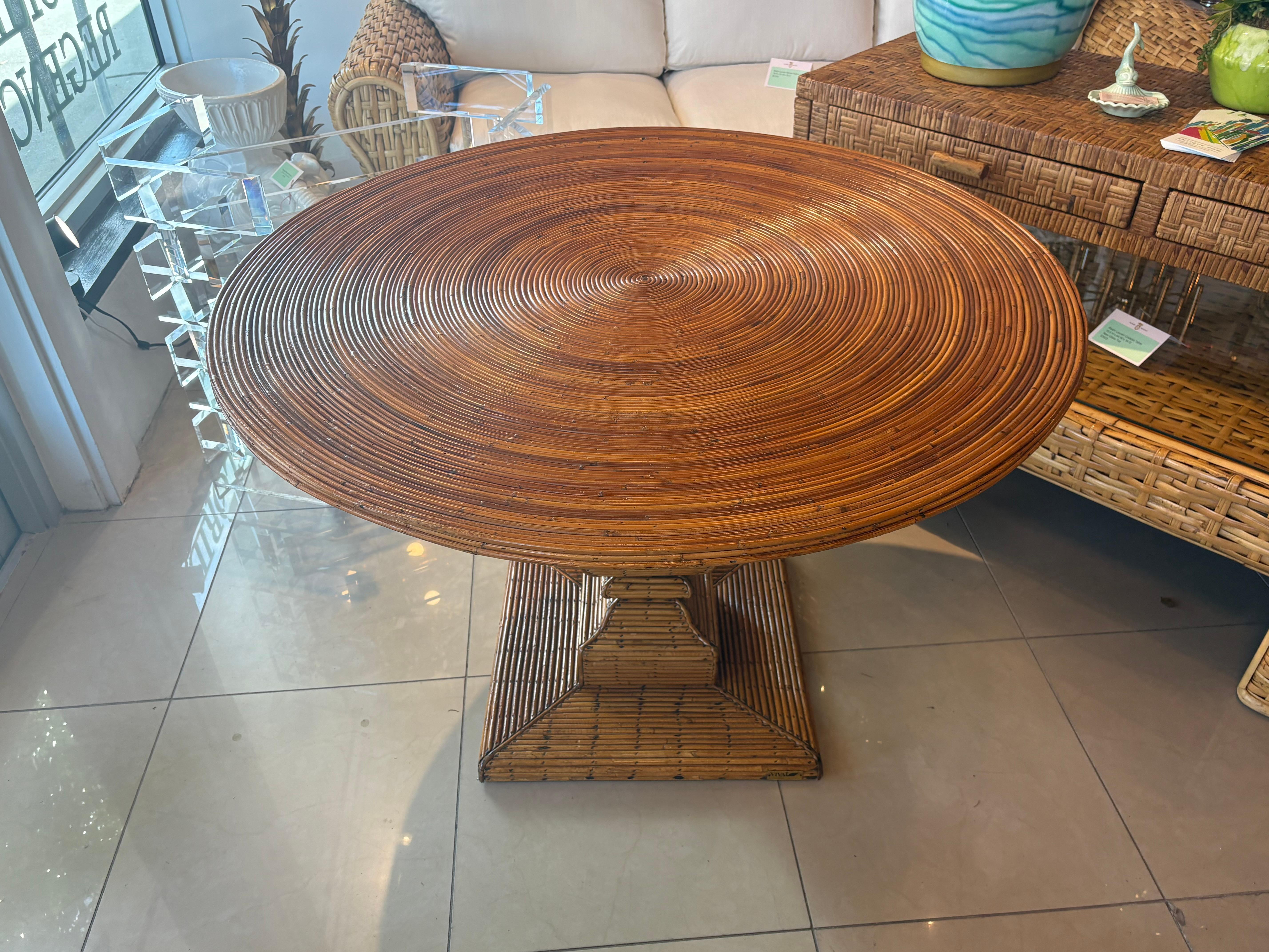 Tagged Italia Vivai del Sud Comedor Centro de Juegos Mesa Lápiz Caña Ratán Bambú en venta 3