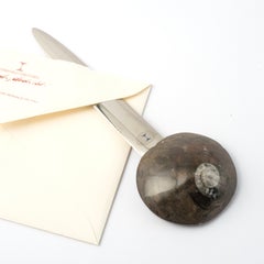 Letter opener with Authentic Ammonite - Fossiline Collection by Nino Basso