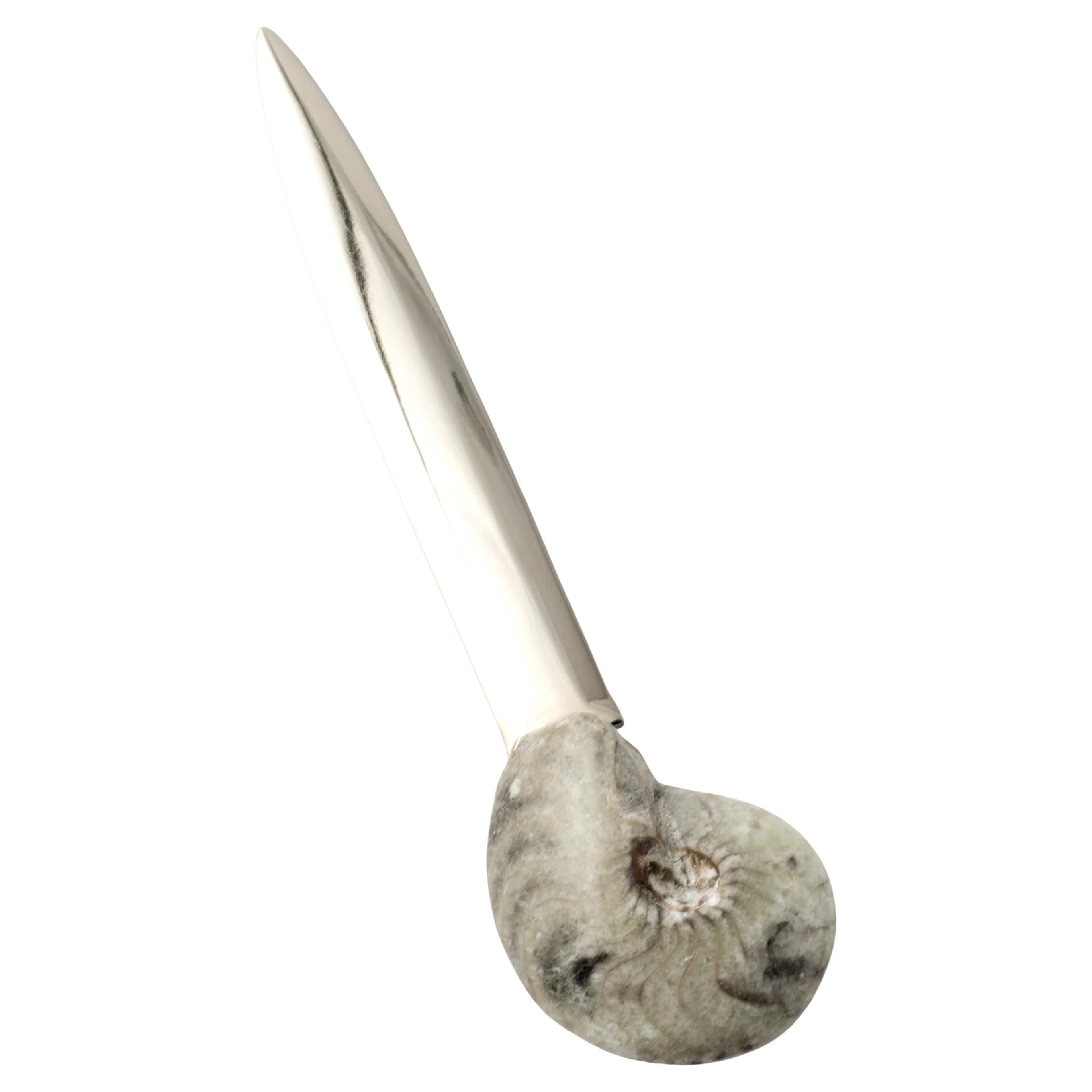 Manticoceras Authentic Fossil Brieföffner - Einzigartiges und exklusives Design