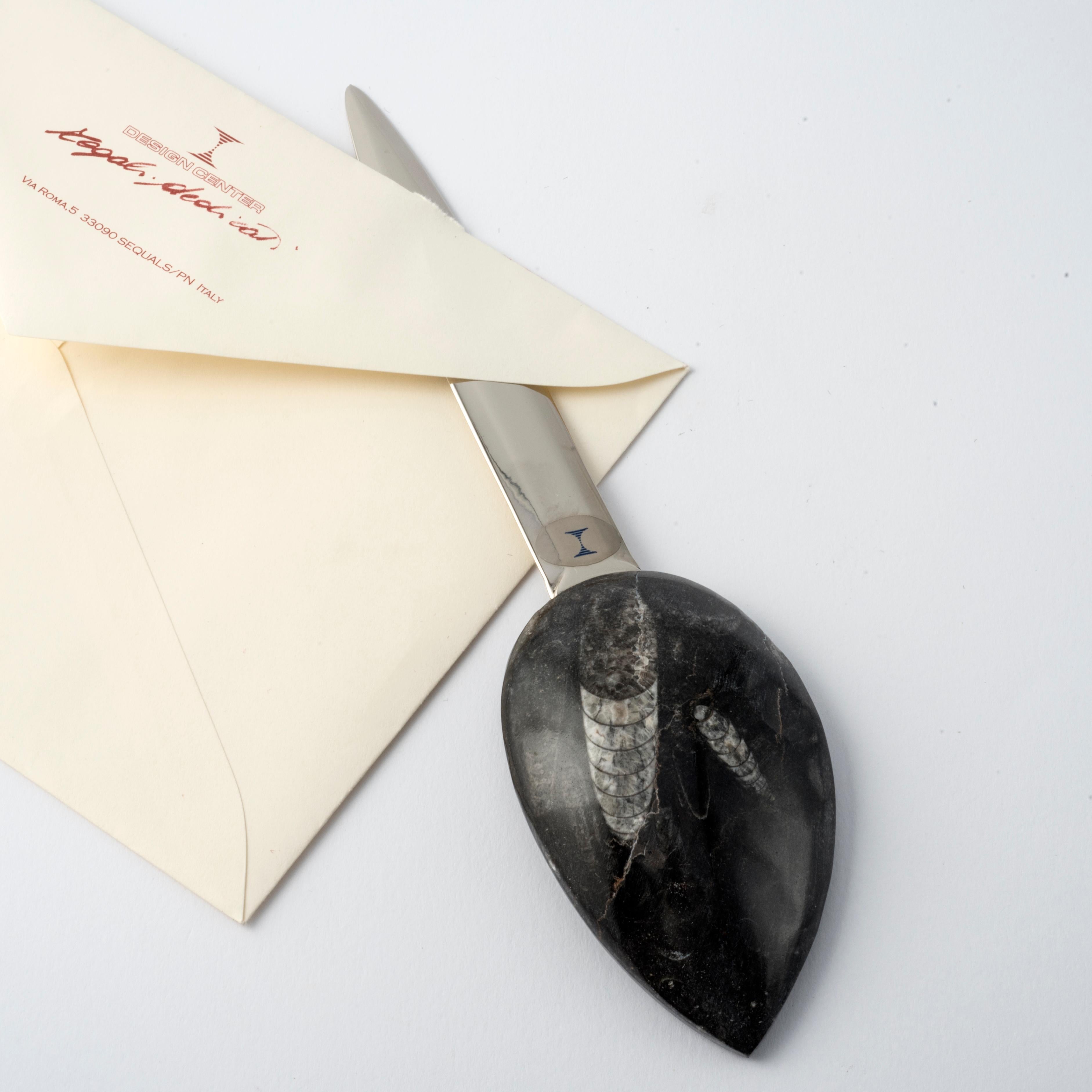 Nautiloid Fossil Design Brieföffner - Unique Edition Fossiline (Moderne) im Angebot