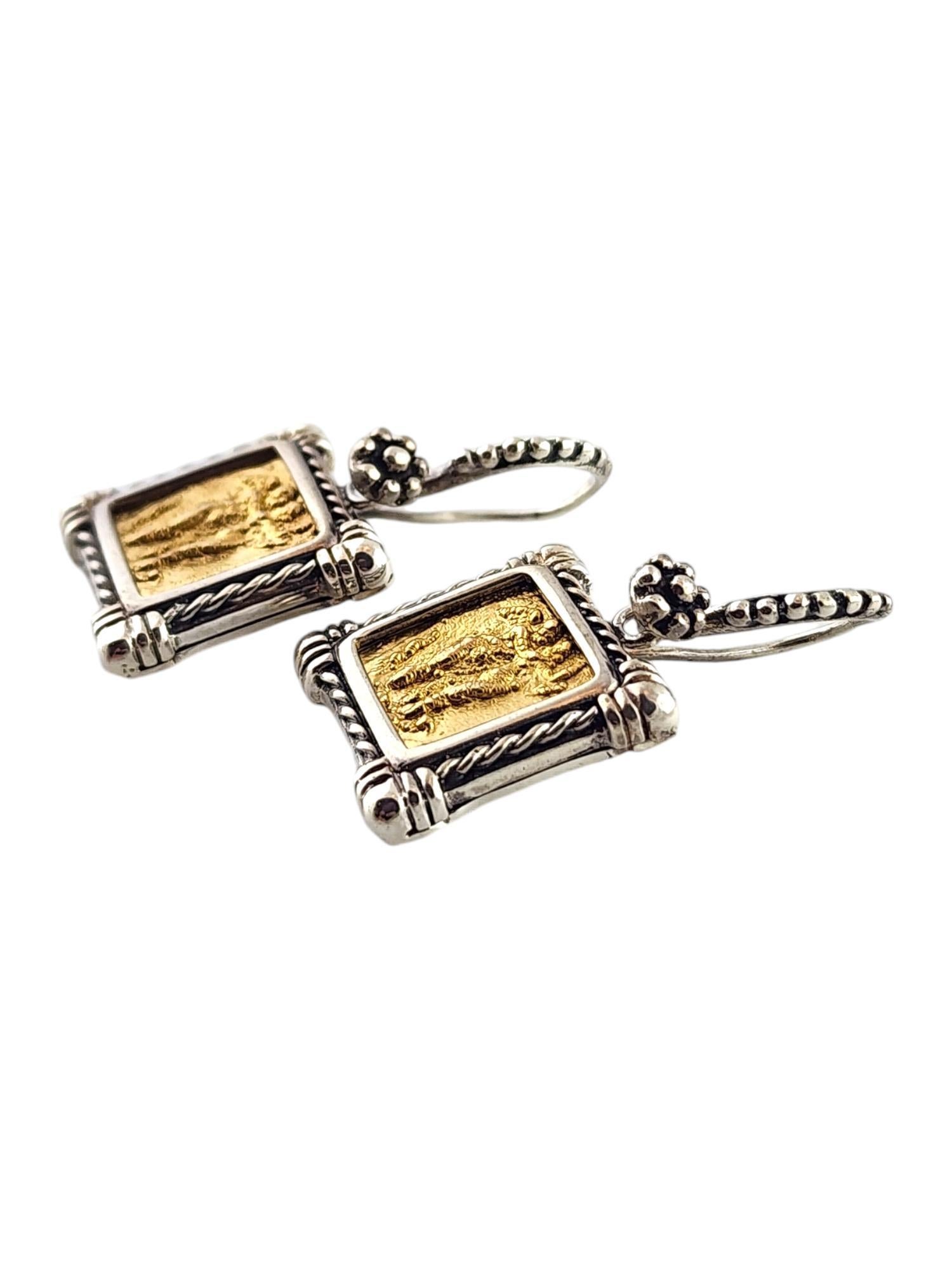 Tagliamonte 14K Yellow Gold & Sterling Silver Drop Intaglio Earrings

This gorgeous set of Tagliamonte drop earrings were meticulously crafted from sterling silver with 14K yellow gold detailing!

Size: 20.2mm X 17.7mm X 3.4mm

Weight: 7.0 dwt/ 10.9