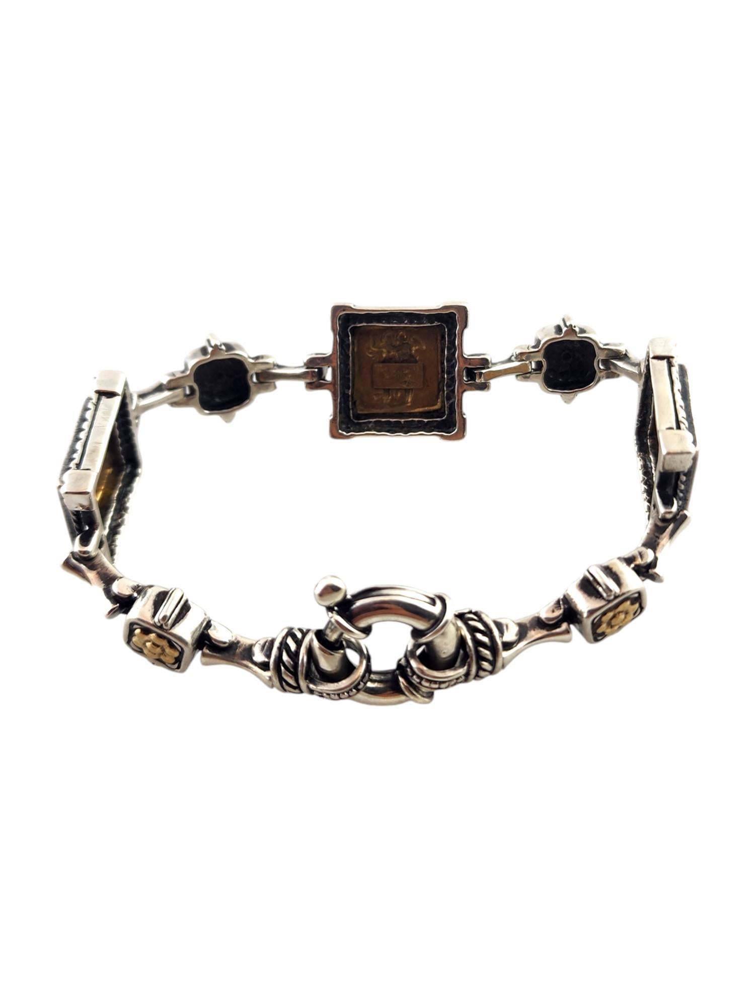 Tagliamonte 18 Karat Gelbgold & Sterling Psyche & Eros Armband #18556 im Angebot 1