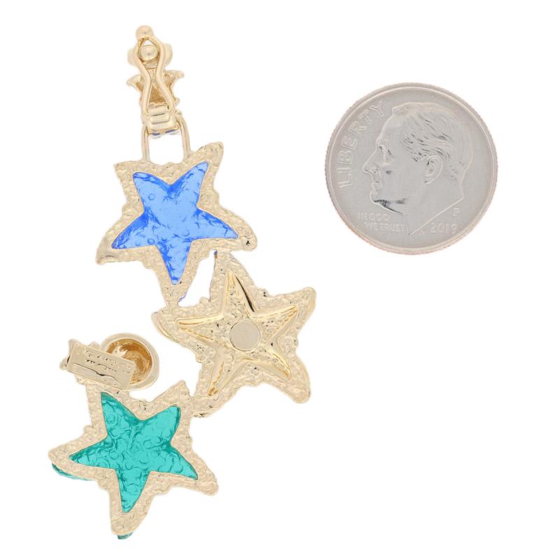 Ocean Jewelry - molded from a real found starfish with all it's detail. Seaside Starfish Medium 1-14 inch across - Pewter Pendant
