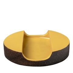 Tagliata Series Yellow Bolo Decorative Centerpiece by Aldo Londi