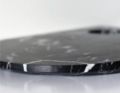 Marquina black marble single cutting board